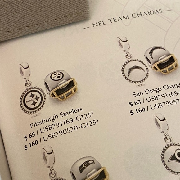 Pandora NFL Charm Pittsburgh Steelers USB790570-G125 - Picture 7 of 7